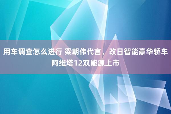 用车调查怎么进行 梁朝伟代言，改日智能豪华轿车阿维塔12双能源上市