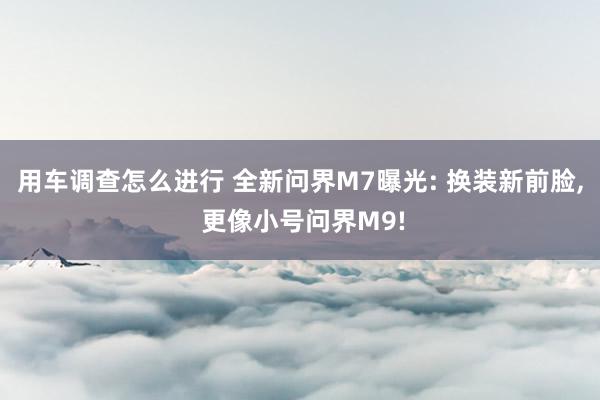 用车调查怎么进行 全新问界M7曝光: 换装新前脸, 更像小号问界M9!